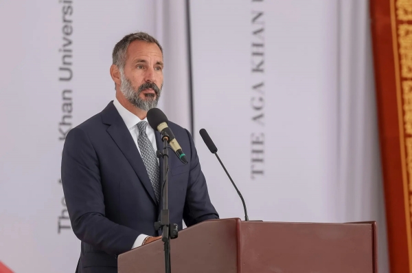 Prince Rahim Aga Khan V speaking in Kampala at inauguration of AKUH academic facilities   2025-09-11